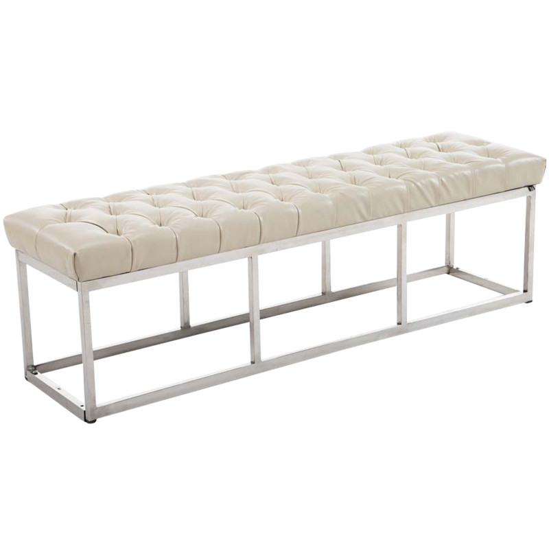 Banc en cuir artificiel Amun E150