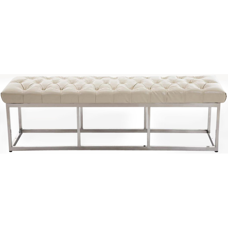 Banc en cuir artificiel Amun E150