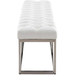 Banc en cuir artificiel Amun E150