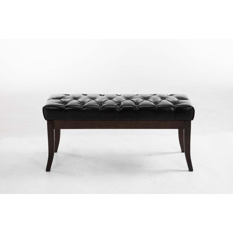 Banc Ramsès simili cuir antique foncé 100