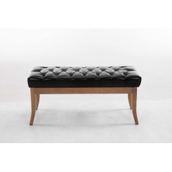 Banc Ramsès simili cuir antique clair 100