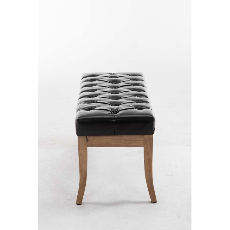 Banc Ramsès simili cuir antique clair 100