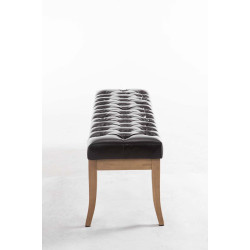 Banc Ramsès, cuir artificiel antique clair 150