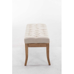 Banc Ramsès tissu antique-clair 100
