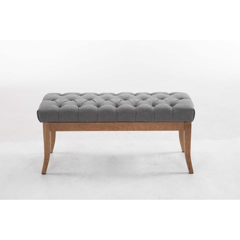 Banc Ramsès tissu antique-clair 100