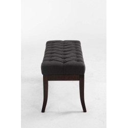 Banc Ramsès en tissu antique foncé 100