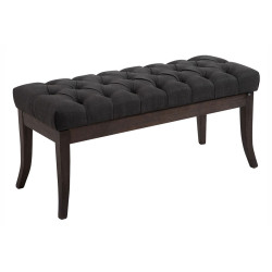 Banc Ramsès en tissu antique foncé 100