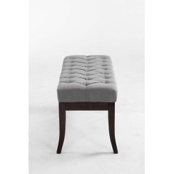 Banc Ramsès en tissu antique foncé 100