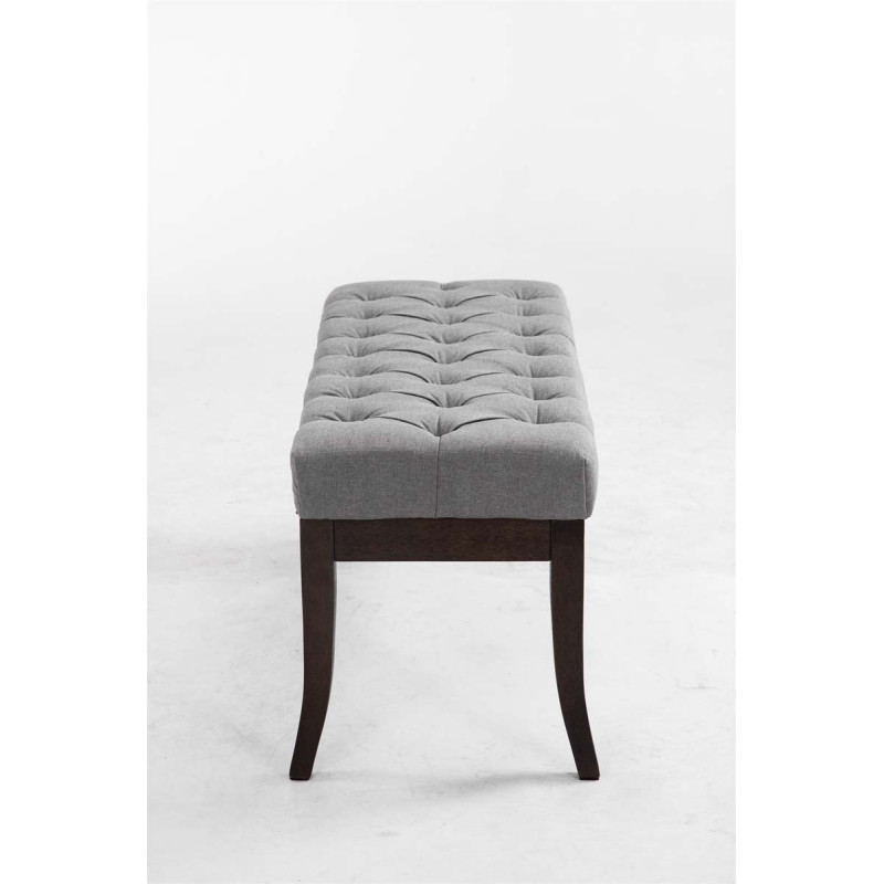 Banc Ramsès en tissu antique foncé 100