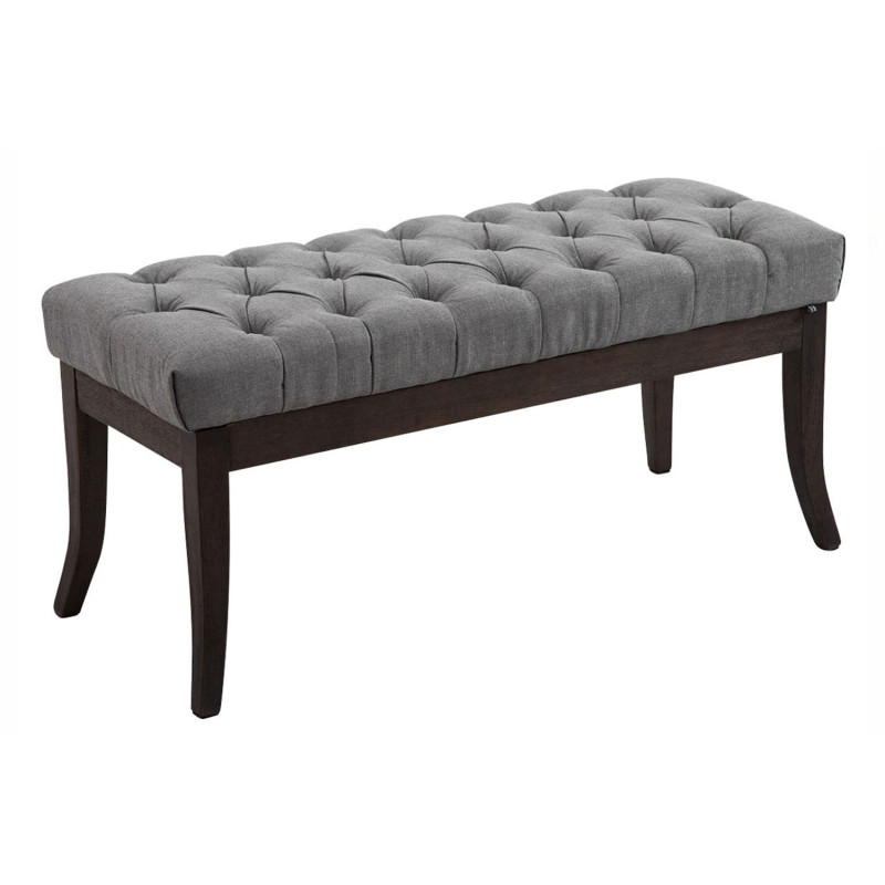 Banc Ramsès en tissu antique foncé 100