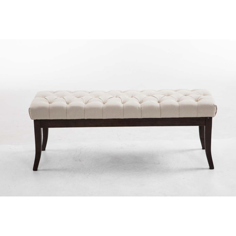 Banc Ramsès en tissu antique foncé 120