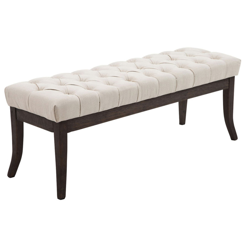 Banc Ramsès en tissu antique foncé 120
