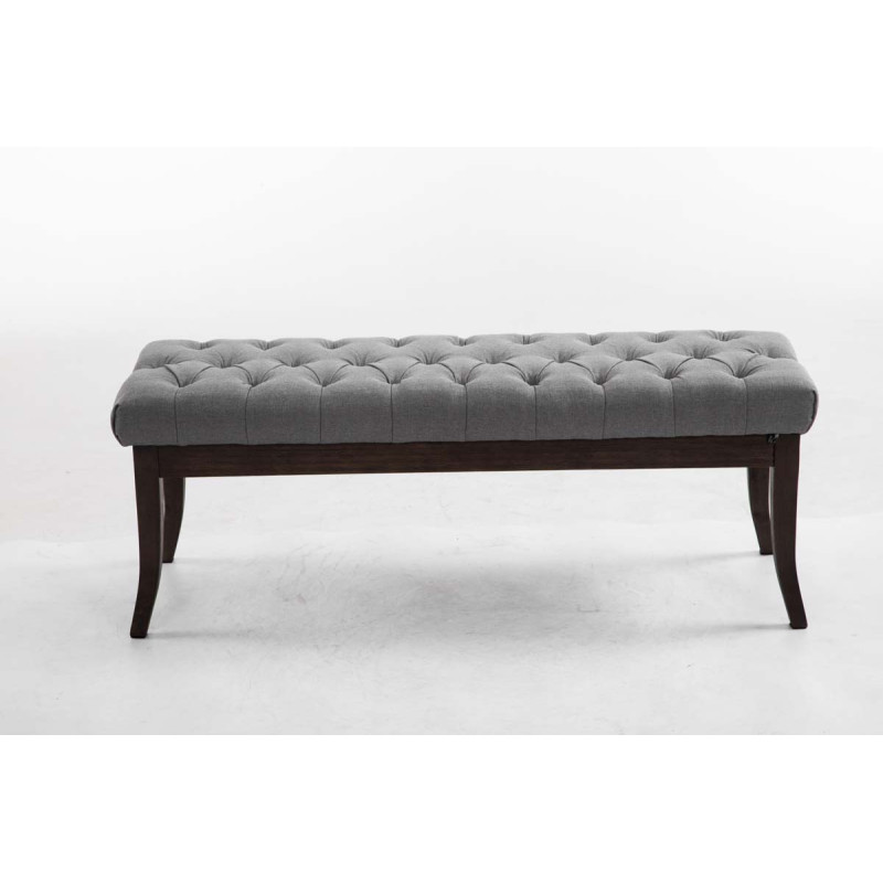 Banc Ramsès en tissu antique foncé 120