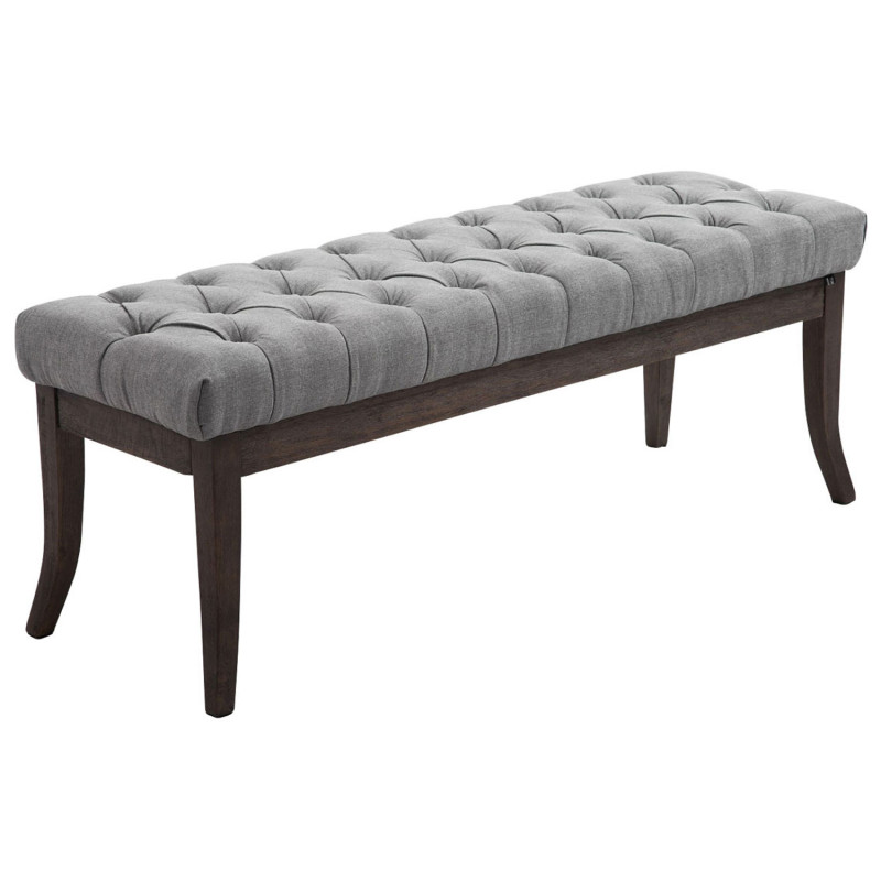 Banc Ramsès en tissu antique foncé 120