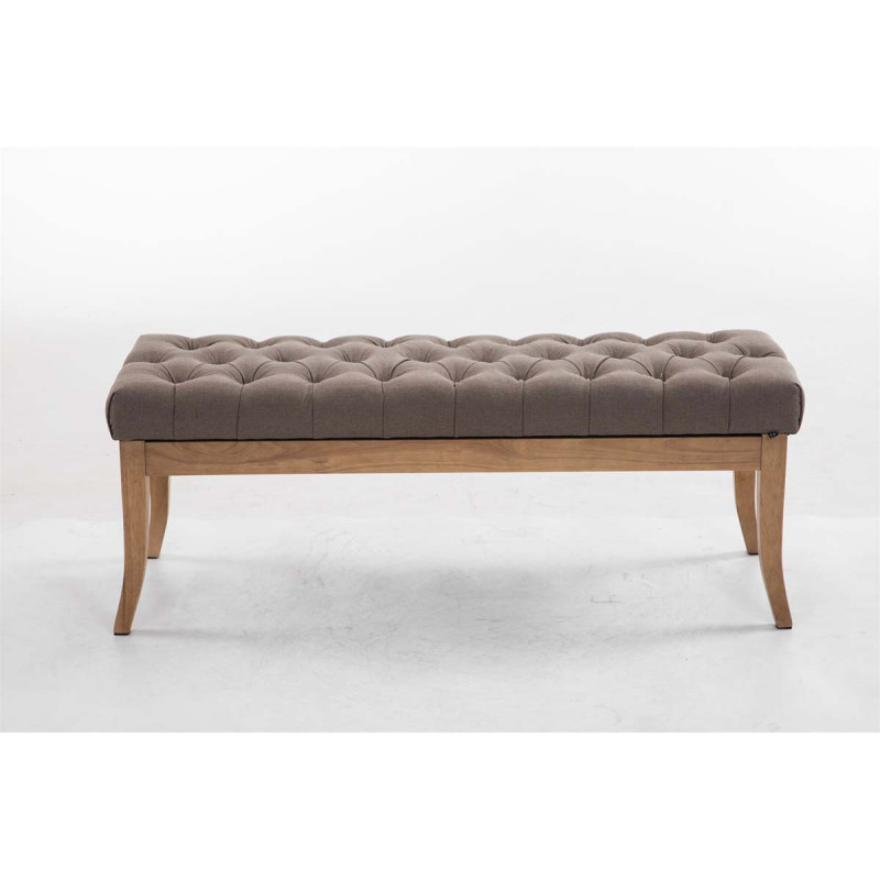 Banc Ramsès tissu antique clair 120
