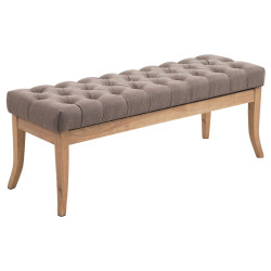 Banc Ramsès tissu antique clair 120