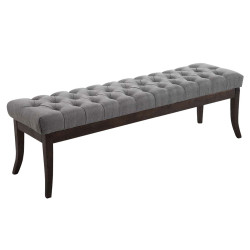 Banc Ramsès tissu antique-foncé 150