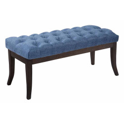 Banc Ramsès en tissu foncé...