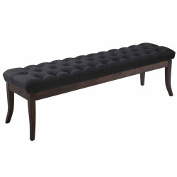 Banc Ramsès en tissu foncé...