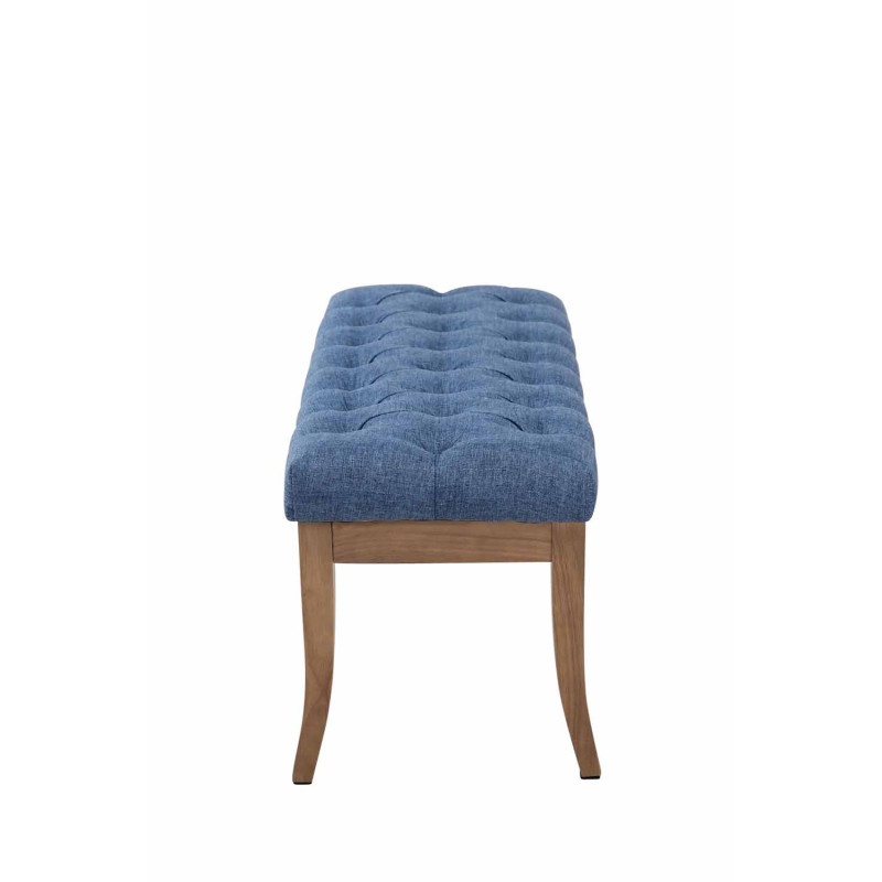 Banc Ramsès en tissu antique clair 100 cm