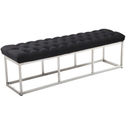 Banc Amun tissu inox 150 cm
