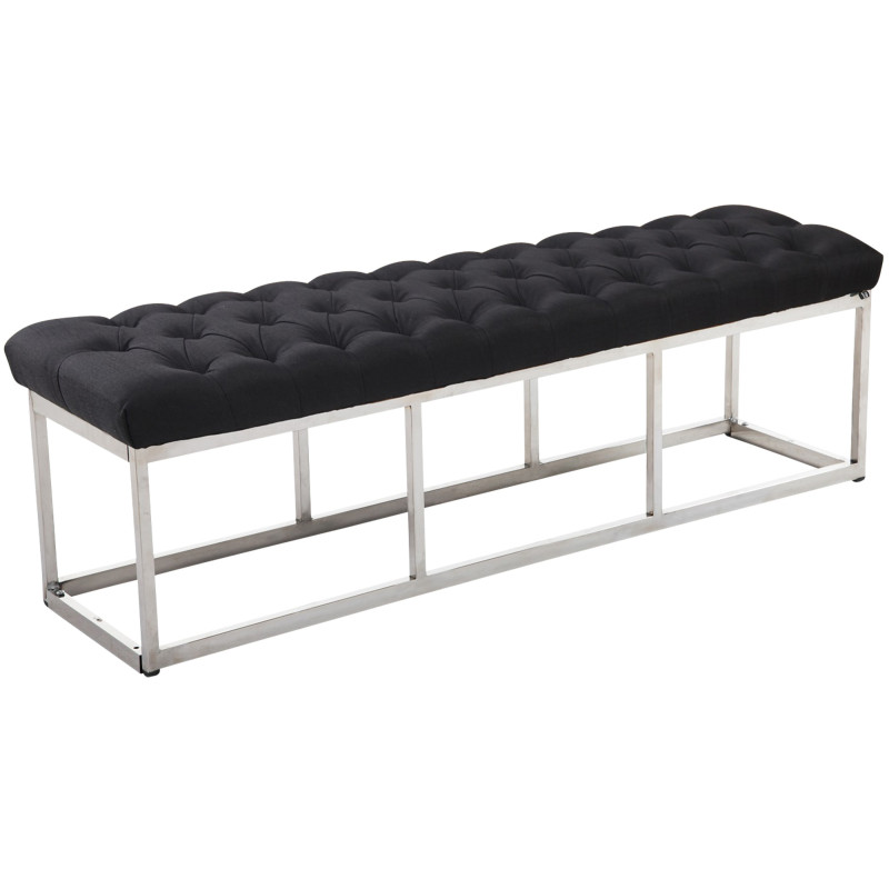 Banc Amun tissu inox 150 cm