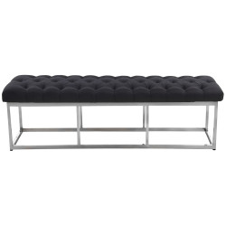 Banc Amun tissu inox 150 cm