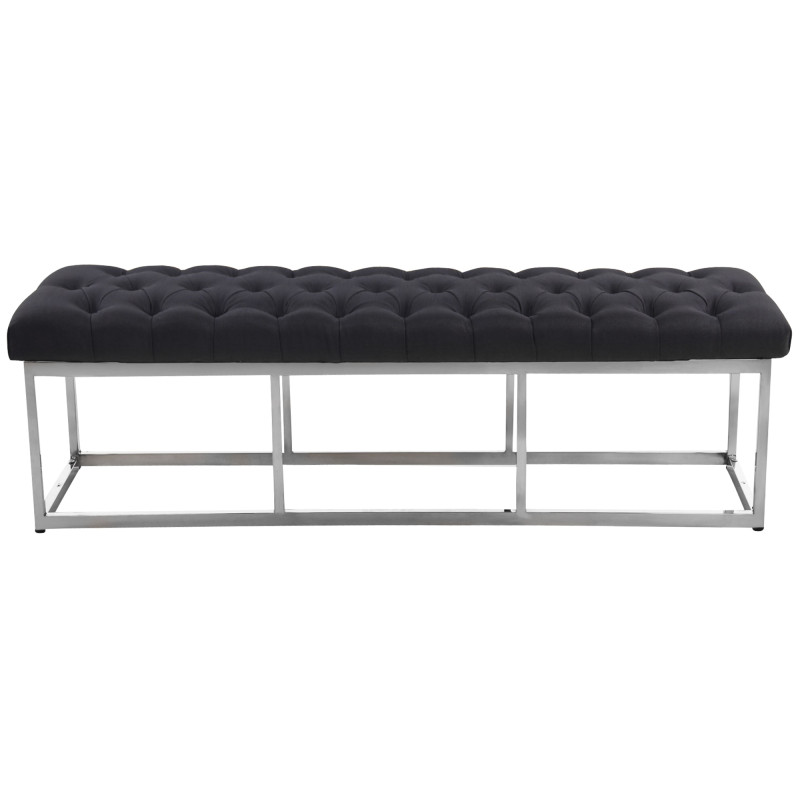 Banc Amun tissu inox 150 cm