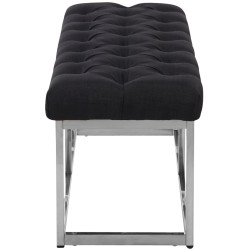 Banc Amun tissu inox 150 cm