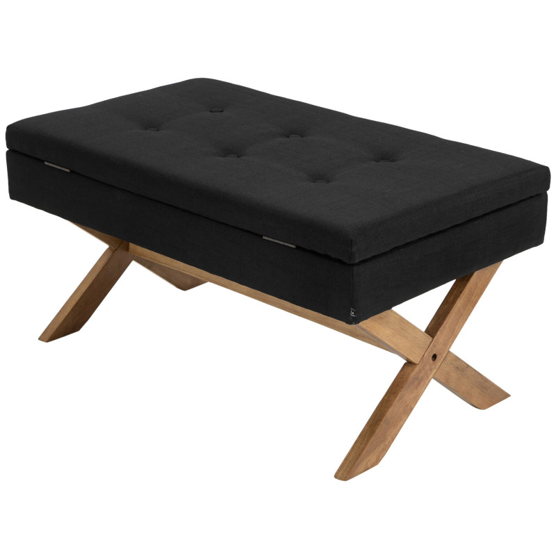 Banc Namaro en tissu antique clair