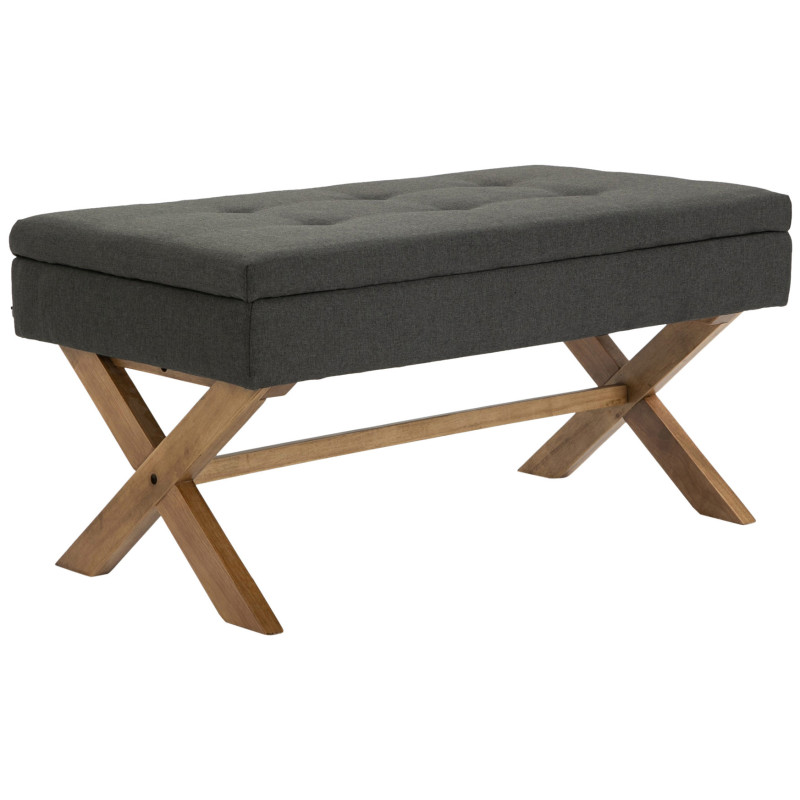 Banc Namaro en tissu antique clair