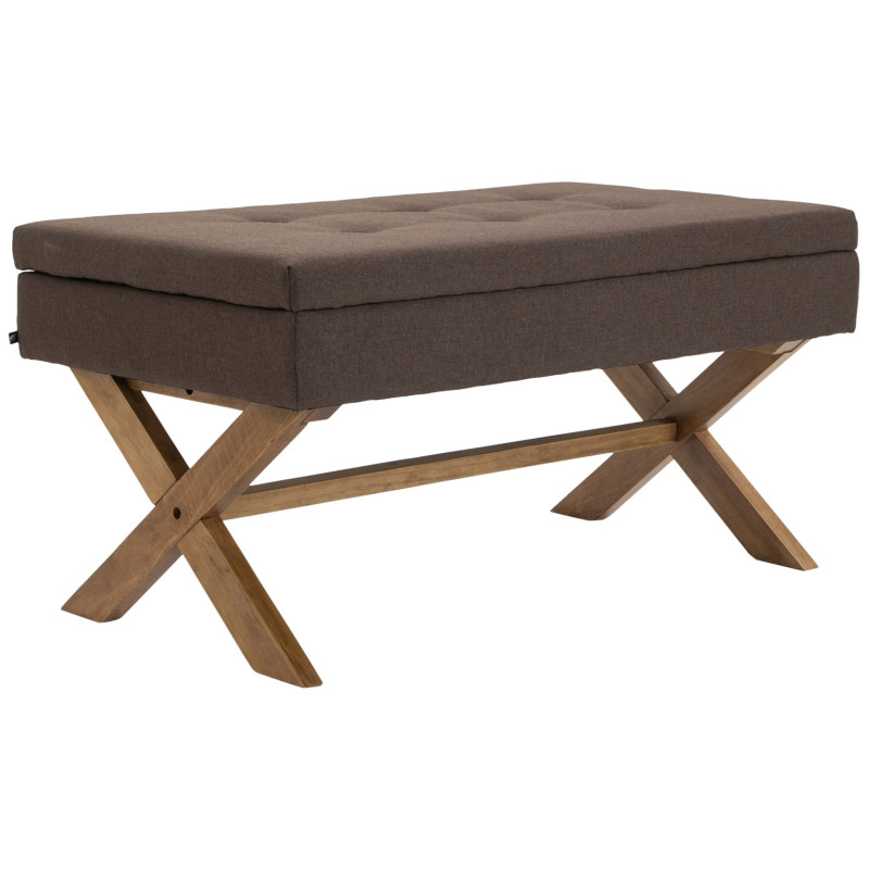 Banc Namaro en tissu antique clair