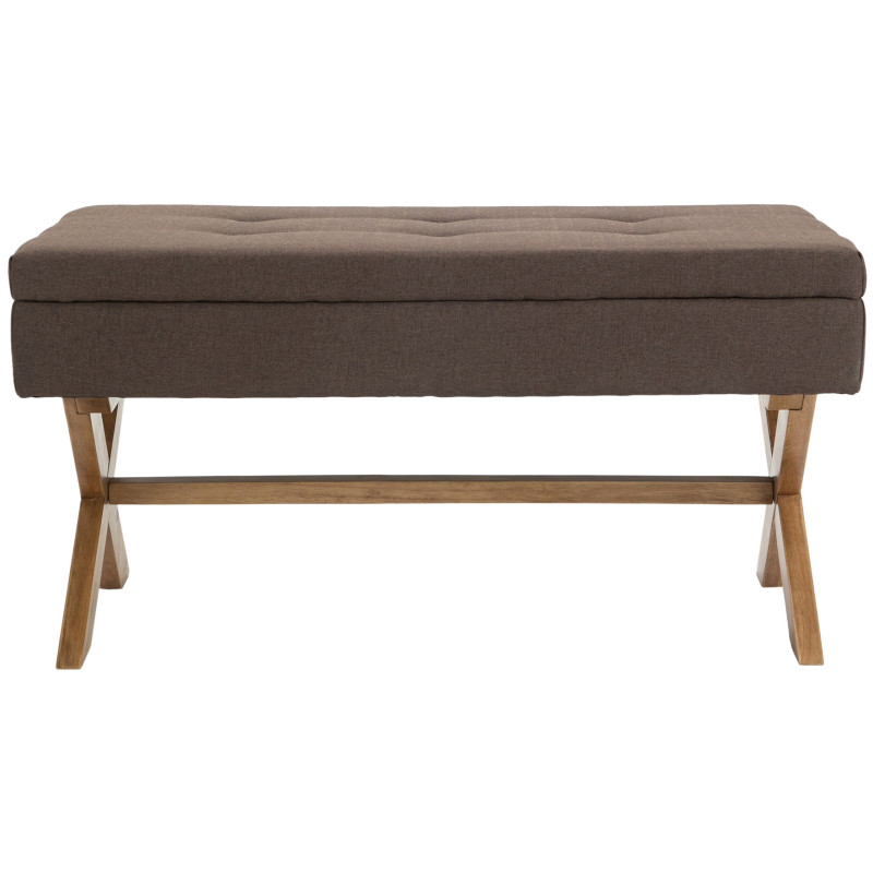 Banc Namaro en tissu antique clair