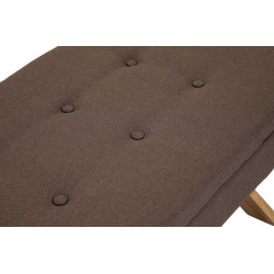 Banc Namaro en tissu antique clair