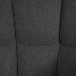 Tabouret de bar Damaso B, feutre, anthracite