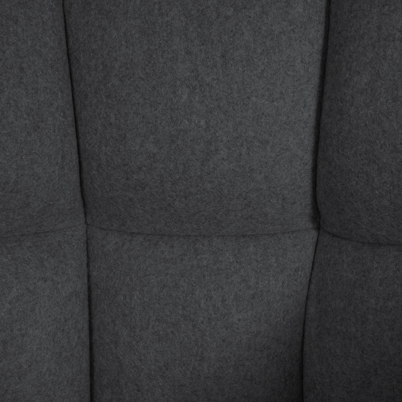 Tabouret de bar Damaso B, feutre, anthracite