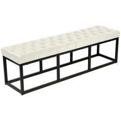 Banc Polson velours noir...