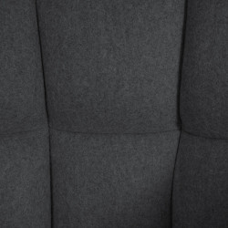 Taburete de bar Damaso W, fieltro, antracita