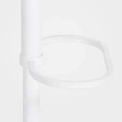 Tabouret de bar Damaso W, feutre, taupe