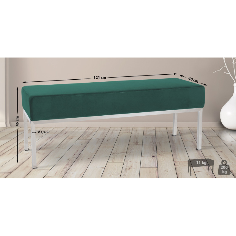 Banquette 3 places Lamega velours