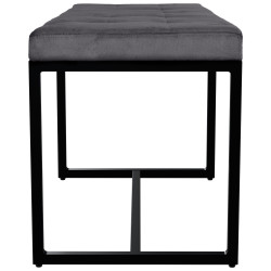 Banc en velours Barci B