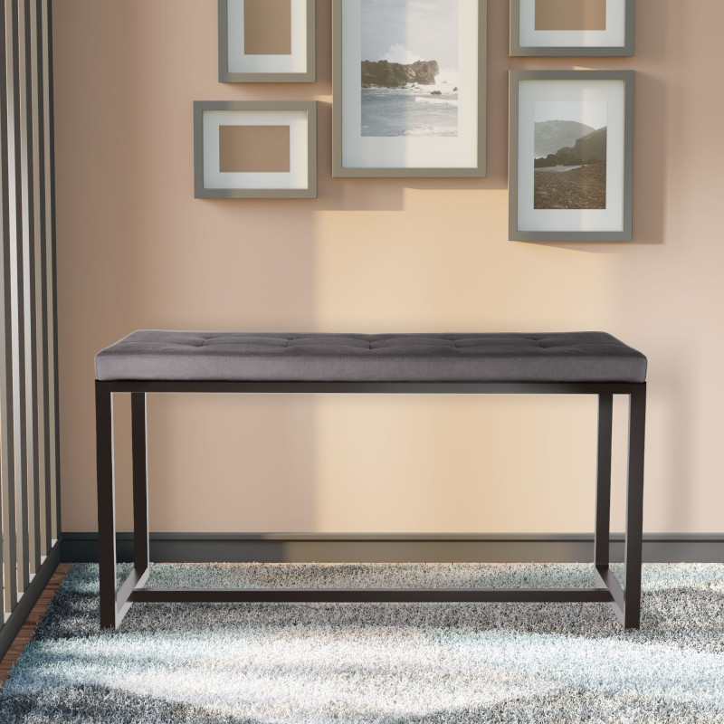 Banc en velours Barci B