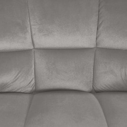 Tabouret de bar Damaso E, velours gris