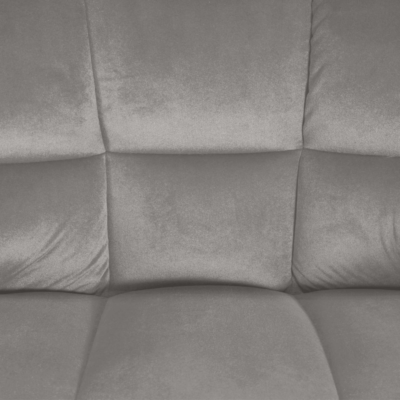 Taburete de bar Damaso E, terciopelo gris