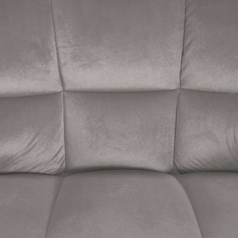 Banqueta de bar Damaso W em veludo cinza.