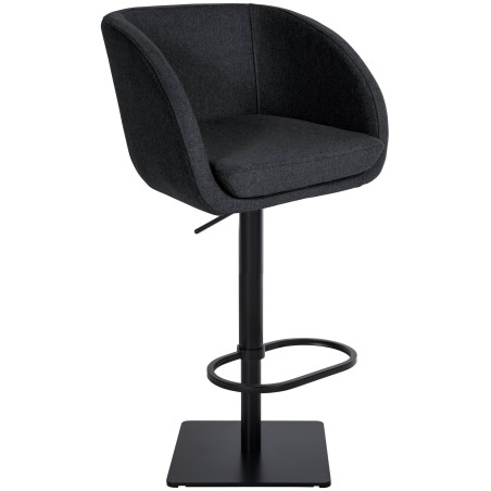 Tabouret de bar Gambo B, feutre, anthracite