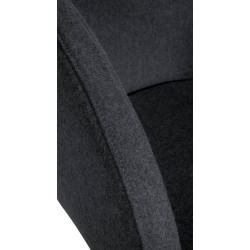 Tabouret de bar Gambo B, feutre, anthracite