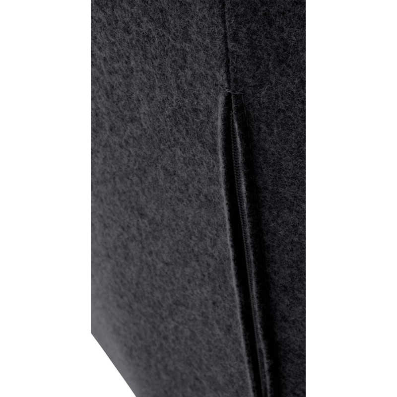 Tabouret de bar Gambo B, feutre, anthracite