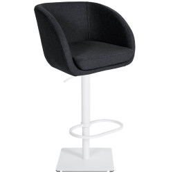 Tabouret de bar Gambo W, feutre, anthracite