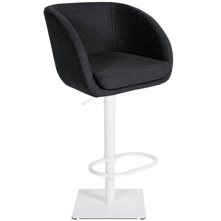 Banqueta de bar Gambo W, feltro, antracite